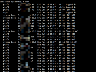 linux 登录记录查询